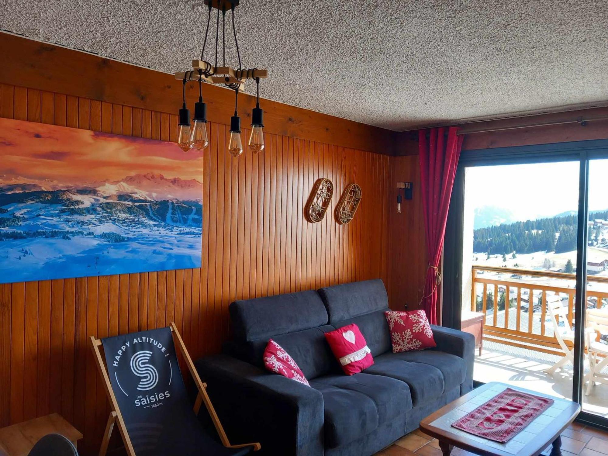 Appartement Chalet En Plein Centre Des Saisies โอตลุซ ภายนอก รูปภาพ