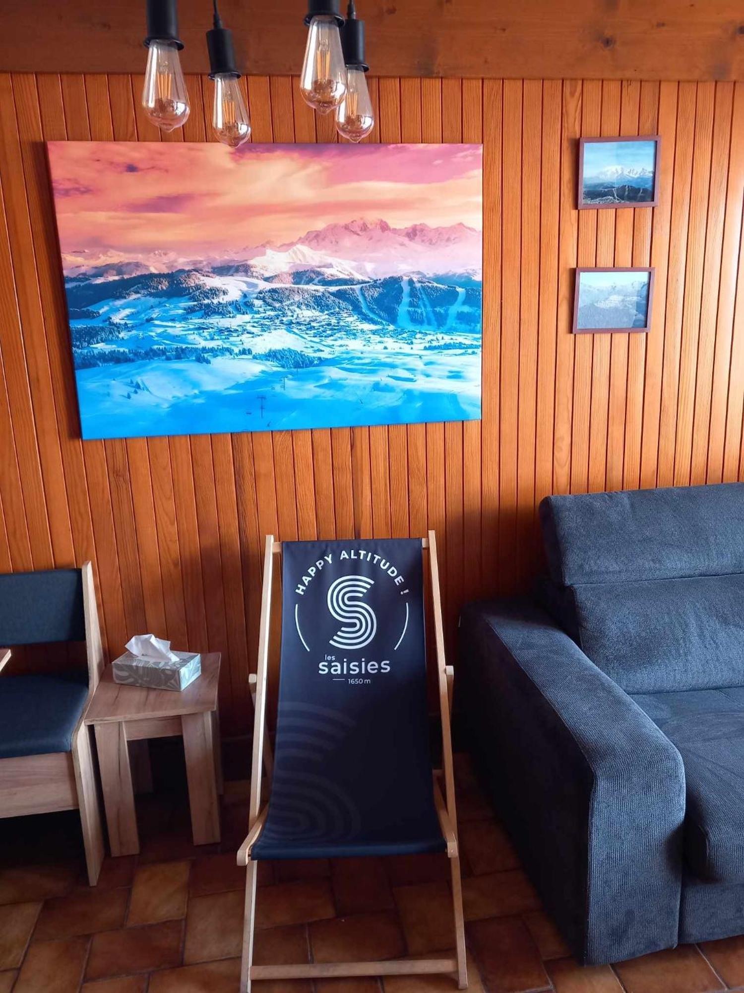 Appartement Chalet En Plein Centre Des Saisies โอตลุซ ภายนอก รูปภาพ